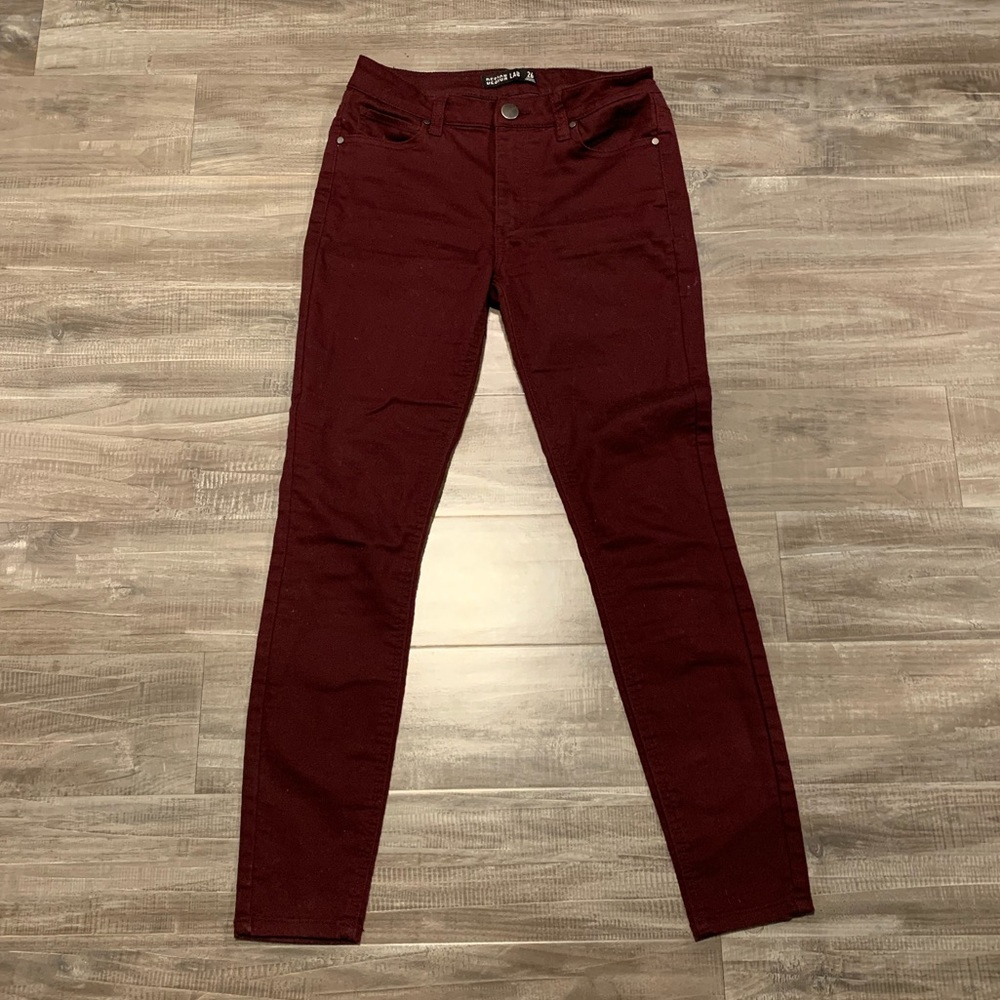Design Lab Maroon jeans